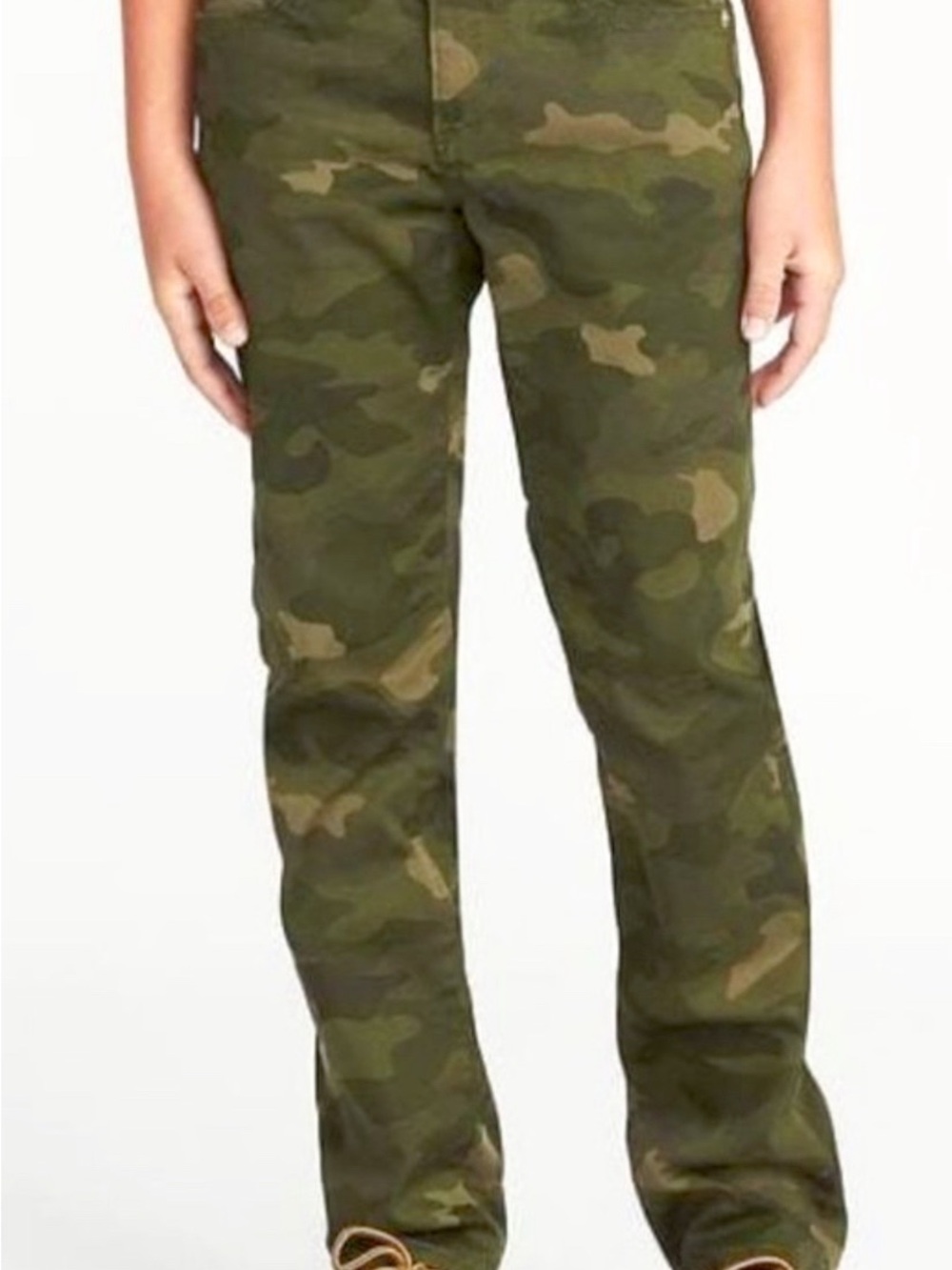 Old Navy Olive Green Camo Slim Karate Slim Flex Max Boys Size 14